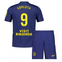 Atletico Madrid Alexander Sorloth #9 Vonkajší Detský futbalový dres 2025-26 Krátky Rukáv (+ trenírky)